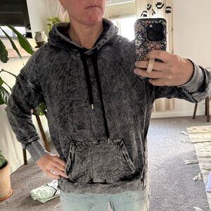 Sundry by Anthropology greyish/black hoodie
